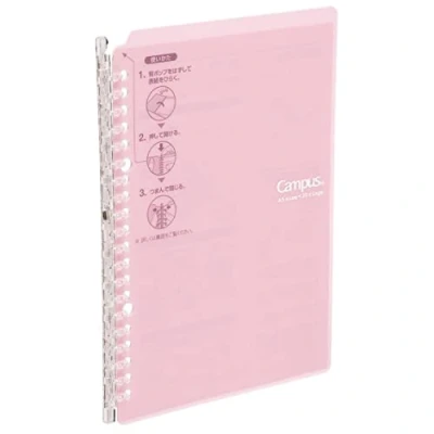 Image of Kokuyo Campus Smart Ring Binder B5 26 Rings Light Pink [Office Product]