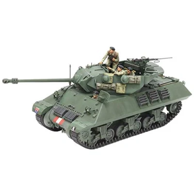 Image of TAMIYA TAM35366 Military 35366 1:35 British M10 IIC Achilles, Model Building, Plastic Kit, Unvarnished