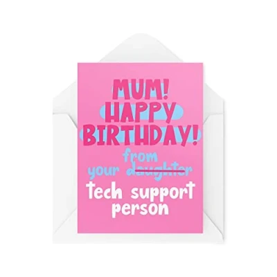 Image of Funny Novelty Greeting Cards Happy Birthday From Your Daughter Mum Mother Mummy Banter Best Friend Joke CBH1245