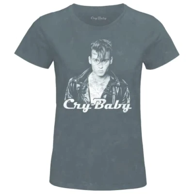 Image of Cry Baby Women&#039;s WOCRYBATS007 t Shirt, Washed Grey, XL