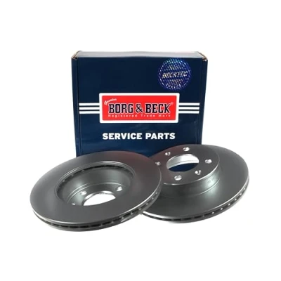 Image of Borg &amp; Beck BBD4528 Brake Disc Pair (Front): Kia Picanto 04/04