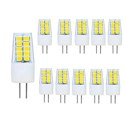 Image of OUGEER Pack of 10 Energy Saving G4 3W LED Bulb,Cool White 6000K, 300LM AC220V 240V,LED Bulbs Lamps Lights Not dimmable