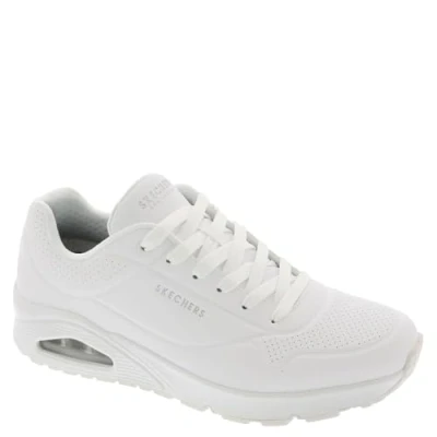 Image of Skechers Men&#039;s Wide FIT UNO Stand ON AIR Sneaker, White, 10.5 UK