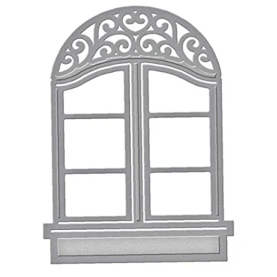 Image of Window Frame Metal Cutting Die Stencils for Scrapbooking Embossing Paper Cards Making Album Decorative