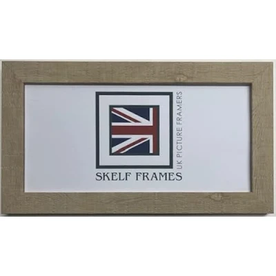 Image of Skelf Frames 18 x 6 Inches Panoramic Picture Photo Poster Frame with Glass (Natural Orangebox)