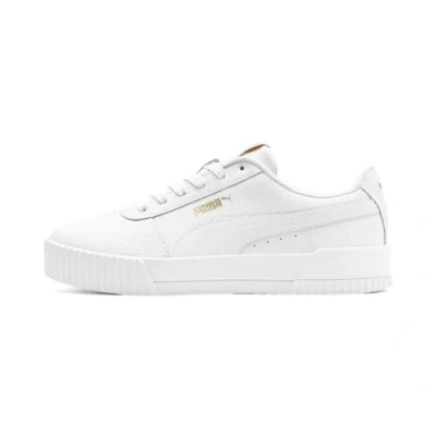 Image of Puma Women&#039;s Carina Lux L Trainers, White White, 5 UK