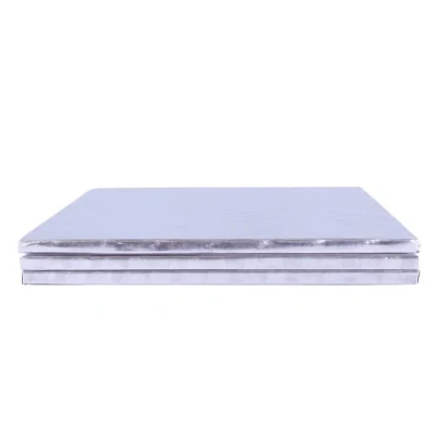 Image of PME Baking Essentials Square Cake Board ,Silver,28 cm / 11 inch, Set of 3