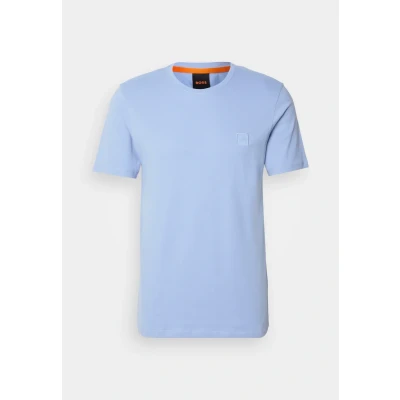 Image of BOSS Tales Basic Tshirt, Men&#039;s, Size: XS, Open blue