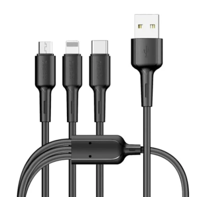 Image of YESIDO 3 In 1 (all One) USB Cable Multi Phone For Charging