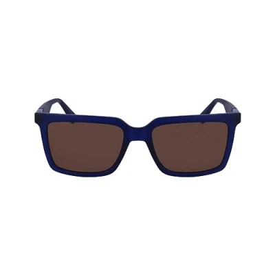 Image of Sunglasses Calvin klein Ckj23659s col. 400 Unisex Squadrata Blu