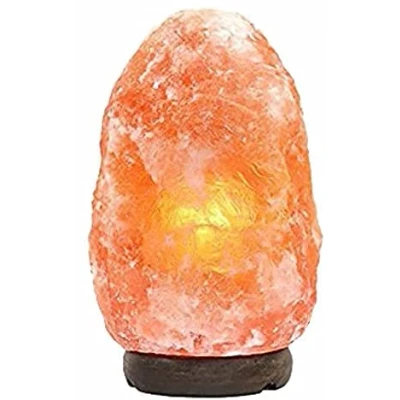 Image of Salt Lamp with Dimmer Switch Premium 100% Natural Himalayan Rock Hand Crafted Wooden Base Crystal Lamps Air Purifier Table Night Light (4 6KG)