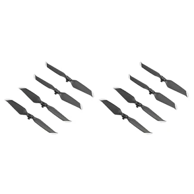Image of Propellers for DJI Mavic AIR 2/2S Drone Tip Low noise Quick Release 7238F (4 Pairs (8x Silver Tips))