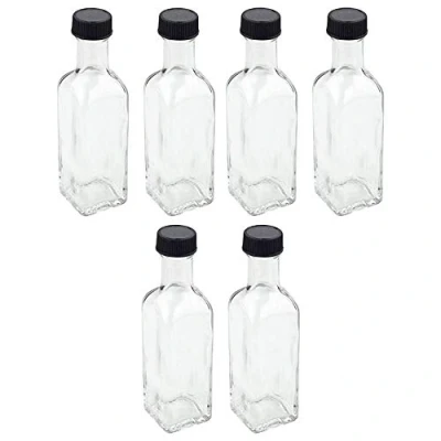 Image of Tala Marasca Bottle Perfect for Oils &amp; Sauces 100ml Clear (Pack of 6)
