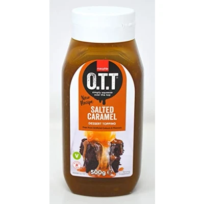 Image of Macphie OTT Salted Caramel Dessert Topping Sauce 500g