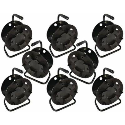 Image of Empty Cable Reel Box of 8 with Metal Frame Suitable for a Wide Range Cables