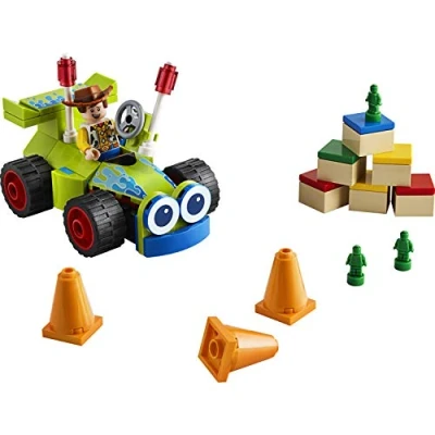 Image of LEGO Disney Pixar’s Toy Story 4 Woody &amp; RC 10766 Building Kit (69 Pieces)