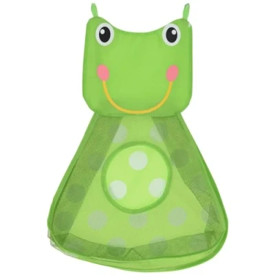 Image of Carousel Home Childrens Bath Toy Storage Bag Kids Net Animals Tidy Caddy Baby Toddler Bathroom Organiser For Toys Frog