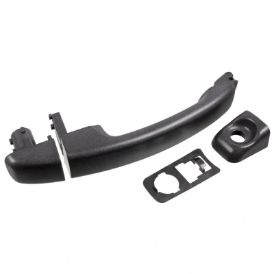 Image of 806073022R, 806075963R Door Handle FEBI BILSTEIN 180049 Front, Rear without lock barrel black VAUXHALL: Movano Mk2, RENAULT: MASTER 3 Kasten