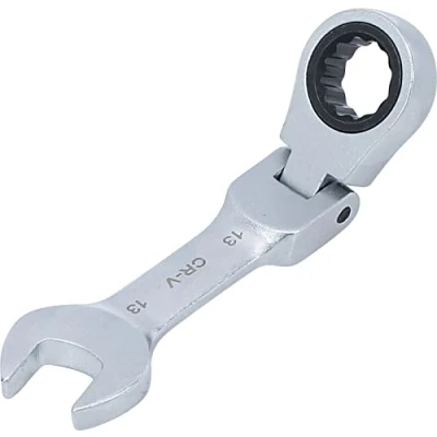 Image of BGS 6913 Ratchet Combination Wrench short adjustable 13 mm