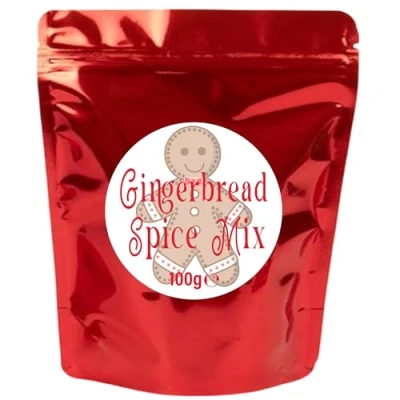 Image of 100g Gingerbread Spice Mix: Blend of Ginger, Cinnamon &amp; Pimento. Ideal for Autumn baking, Latte, Cookies and Cakes. Cooking with children.