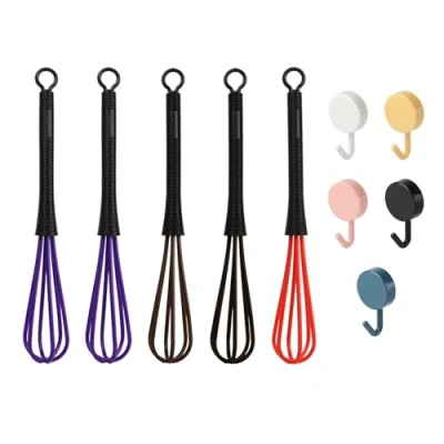 Image of 5 Piece Plastic Whisk with Hook, Mini Whisk, Accessories for Hairdresser, Cream Hair Dye
