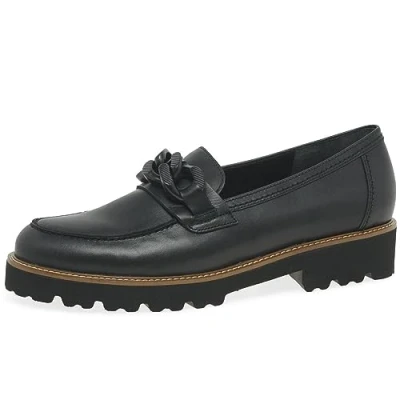 Image of Gabor Squeeze Womens Shoes 4 UK Black Lea (Uni)