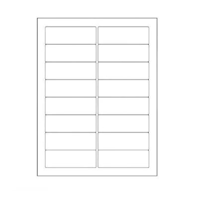 Image of 100 Sheets of Blick A4 Sticky Computer Labels 16 Label Per Sheet (100mm x 34mm) Inkjet Laser Copier Printer