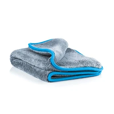 Image of LICARGO® 1x Super Absorbent Microfibre Cloths with 1100 GSM Ultra Soft Plush Drying Towel Lint Free Cloth, Car Polishing Cleaning 42x48cm