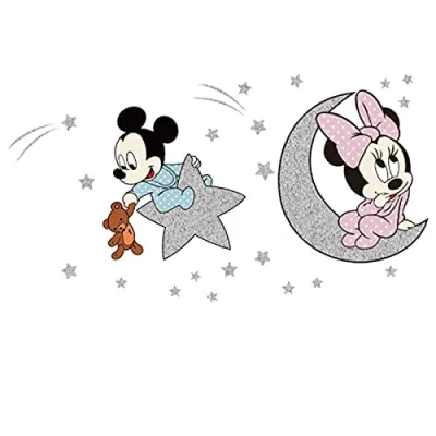 Image of Kibi Wall Stickers Mickey Mouse Kids Bedroom Minnie and Friends