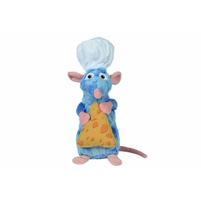 Image of Simba 6315874987 Disney Remy Soft Toy with Hat and Cheese ± 25 cm