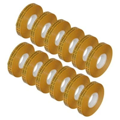 Image of JVCC ATG Tape [Acid Neutral] (ATG 7502): 1/2 in. x 36 yds. (Clear Adhesive on Gold Liner) [12 pack]