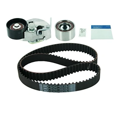 Image of VKM75628, VKM85146, VKMT95660 Timing belt kit SKF VKMA 95660 123 with rounded tooth profile HYUNDAI: SANTA FE 2, Matrix, Getz, KIA: Sportage II