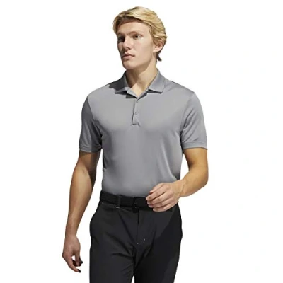 Image of adidas Golf Polo shirt, Men&#039;s, Size: XXL, Grey three