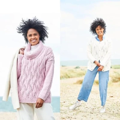 Image of Stylecraft 9816 Adult Sweater Cardigan Chunky Knitting Pattern