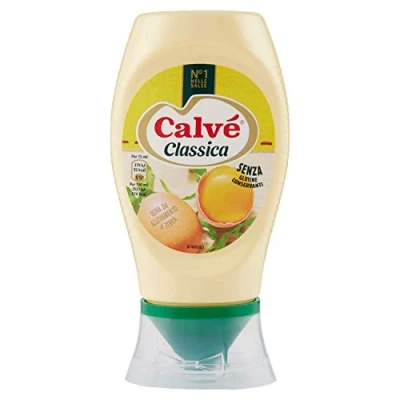 Image of 9X Calve Calvè Classic Mayonnaise Squeeze Mayo Fries Sauce Table Sauces 250ml