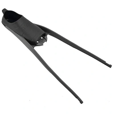 Image of SEAC Unisex&#039;s Motus Foot Pocket for Long Blades, Perfect Freediving and Spearfishing Fins, Black, 43/44