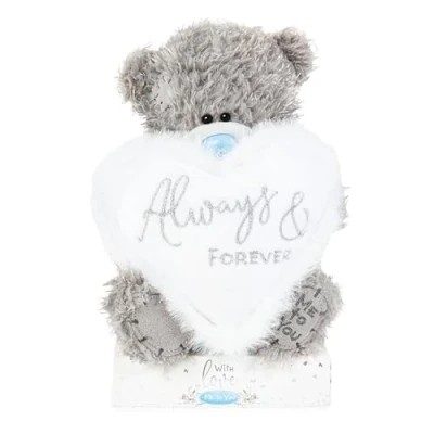 Image of Me to You &#039;Always and Forever&#039; Tatty Teddy Bear 15cm Official Wedding Collection, Grey