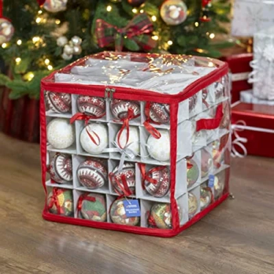 Image of Christmas Workshop Bauble Storage Box Holds 64 Baubles