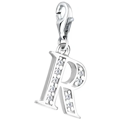 Image of Nenalina Charm Letter P Pendant in 925 Sterling Silver for All Standard Carriers 712716 019