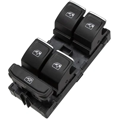 Image of KASturbo 5G0959857 Electric Power Window Master Switch Button for Golf Mk7 Passat Touran Tiguan Arteon Leon