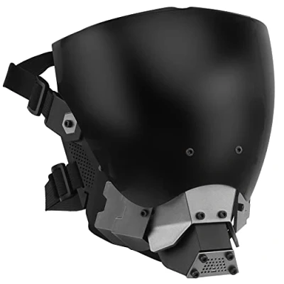 Image of Tactical Paintball Game Mask Full Face Protective CS for Halloween BB Gun Cosplay Costume Party