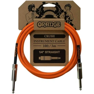 Image of Orange Crush 10ft Instrument Cable, Straight to