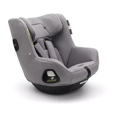 Image of Bugaboo Owl by Nuna Isofix Car Seat from Birth to 4 Years, 0 18 kg, 360 Degrees Rotation, Rear and Front Facing, Group 0+/1, Ultimate Comfort Safety, Grey
