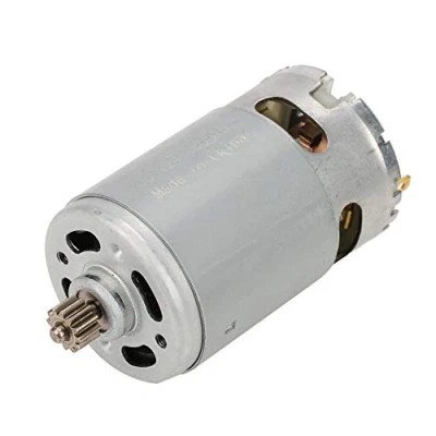 Image of Industrial DC Motor Two speed 12 Teeth Gear High Torque Low Noise for Electric Drill Machine Repair Replacement Accessories(12V)