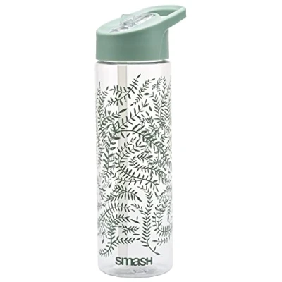 Image of Smash Sipper Water Bottle with Straw 700m Laurel,Green
