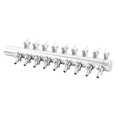 Image of sourcing map Aquarium 18 Way Inline Manifold Air Flow Pump Tubing Splitter Lever Control Valve