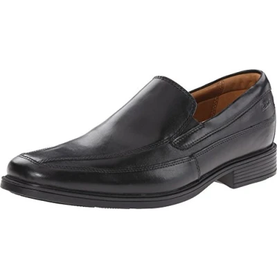 Image of Clarks Women&#039;s Tilden Free Loafer, Black Leather, 6.5 UK
