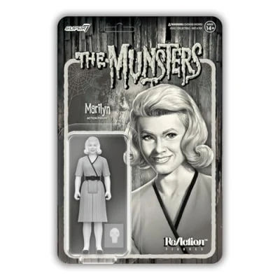 Image of SUPER7 The Munsters Reaction 10cm Marilyn Munster Figure