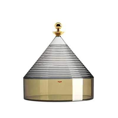 Image of Kartell Storage Containers, Technopolymer thermoplastic, Smoke Green, 27 x 25 cm