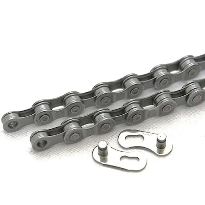 Image of Clarks CL9RB Anti Rust 9 Speed Chain 1/2 inch x 11/128 116 Links Qr Link Inc, Silver